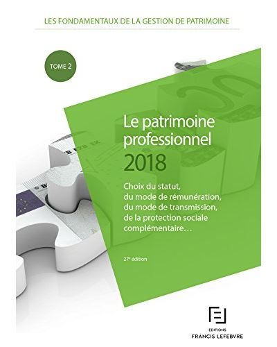 Le patrimoine professionnel 2018
