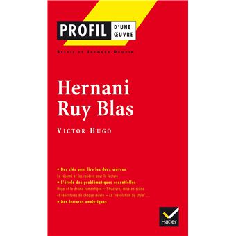 Couverture : "Hernani" (1830), "Ruy Blas" (1838), Victor Hugo