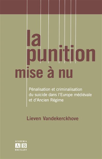 La punition mise à nu - Lieven Vandekerckhove - broché