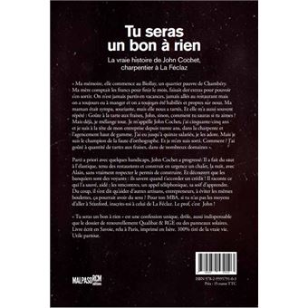 Tu seras un bon à rien