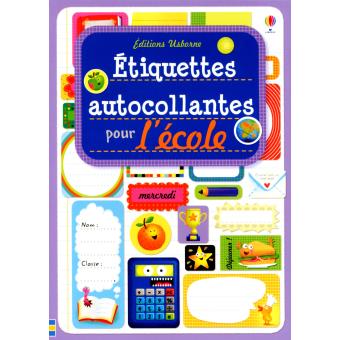 120 étiquettes Autocollantes Multicolores Pour L'école - Lot De 12 Feuilles - 5 Couleurs Pour Cahiers, Livres Et Fournitures