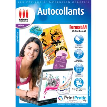 Micro Application autocollant A4 - Papier d'impression - Achat & prix