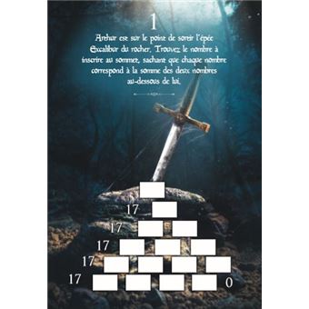 Coffret Escape game famille Puy du FOU - Les Chevaliers de la Table ronde