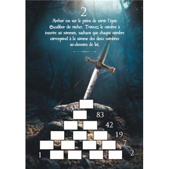 Coffret Escape game famille Puy du FOU - Les Chevaliers de la Table ronde