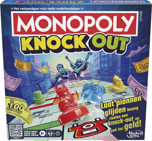 Jeux de société Hasbro Monopoly - Knockout Version en Néerlandais