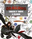 Dragons - Cherche et trouve à colorier