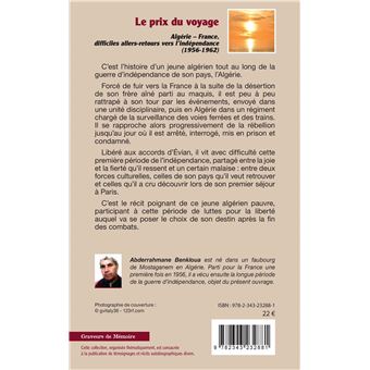 Le prix du voyage