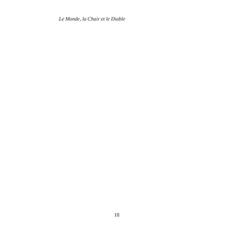Le Monde La Chair et le Diable