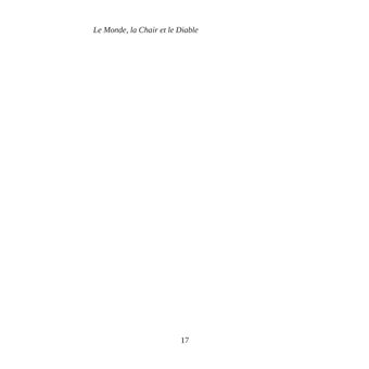 Le Monde La Chair et le Diable