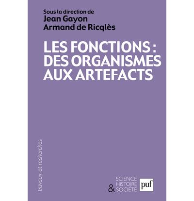 Les fonctions : des organismes aux artefacts