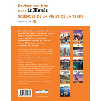 Réviser son bac avec le monde 2020 sciences de la vie et de la terre