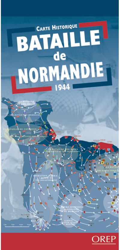 Carte bataille normandie 1944