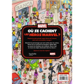 MARVEL - Où se cachent les héros Marvel ? - Cherche et trouve