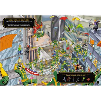 MARVEL - Où se cachent les héros Marvel ? - Cherche et trouve