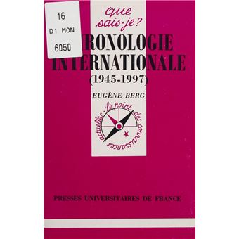 Chronologie internationale (1945-1995) - 1