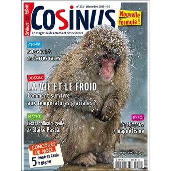 Cosinus N°221 La vie et le froid  - décembre 2019