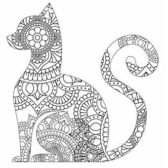 Chats Zen - Je médite, je colorie, je dessine