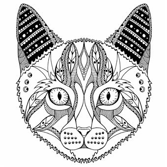 Chats Zen - Je médite, je colorie, je dessine