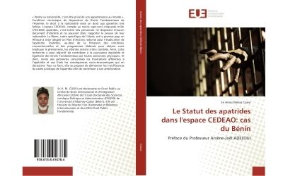 Le statut des apatrides dans l'espace cedeao: cas du benin -