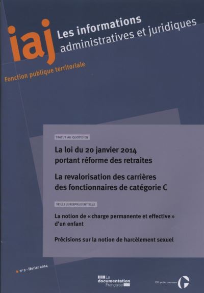 Iaj 02-2014-Réforme des retraites et revalorisation des carrières