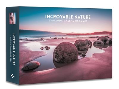 L'Agenda-calendrier Incroyable Nature 2021