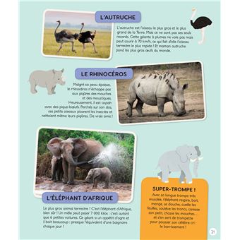 Mon premier atlas des animaux (avec 3 posters et 80 autocollants)