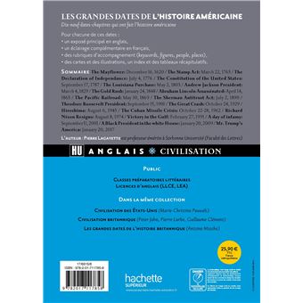 HU - Les grandes dates de l'histoire américaine (7e édition)