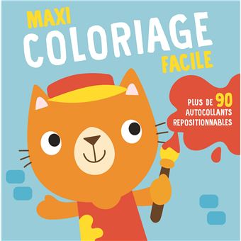 Le chat, maxi coloriage