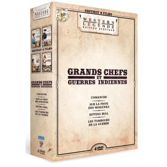 Coffret Grands chefs et guerres indiennes 4 films DVD