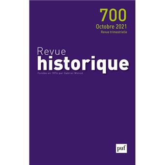 Revue historique, 2021 - 700