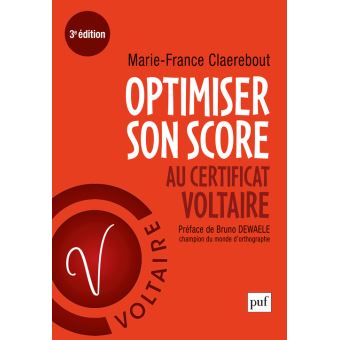 Optimiser son score au Certificat Voltaire