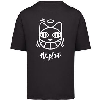 T-shirt Iron Grey M.CHAT Marquage dos et cœur