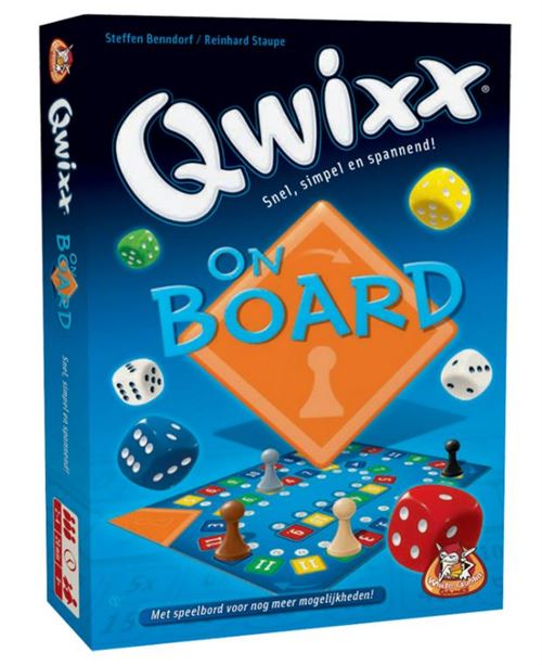 White Goblin Games Qwixx on board