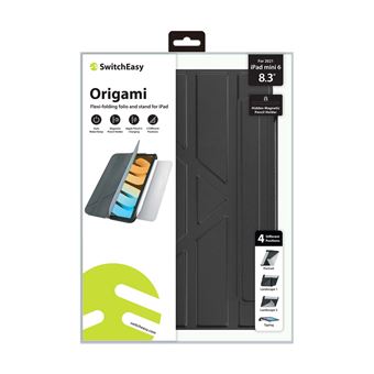 Etui folio Switcheasy Origami pour Ipad Mini 8.3' 2021 Noir