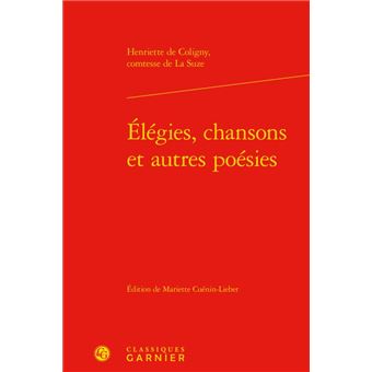 Élégies, chansons et autres poésies - 1