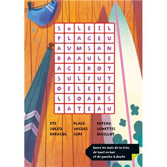 60 jeux les vacances !