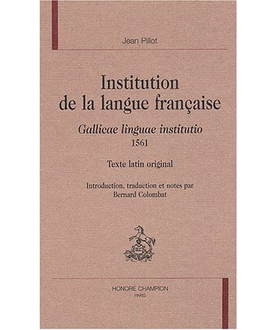 Institution de la langue française