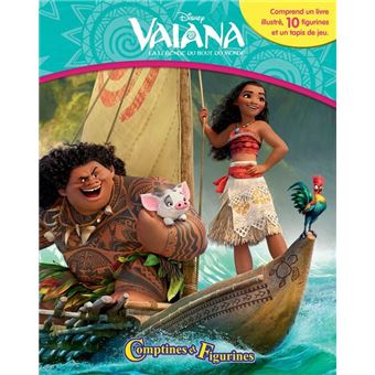 Vaiana Avec 10 Figurines Et Un Tapis De Jeu Comptines Et Figurines Vaiana Collectif Achat Livre Fnac