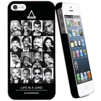 Coque ElevenParis Life is a Joke pour iPhone 5 & 5s, All Faces