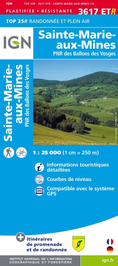 Sainte Marie Aux Mines Pnr Des Ballons Des Vosges 1 25 000 Collectif Achat Livre Fnac