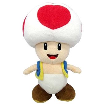 Peluche Nintendo Super Mario Bros Toad 16 cm