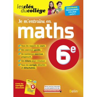 Je M Entraine En Maths 6eme Les Cles Du College Broche Denise Laurent Achat Livre Fnac