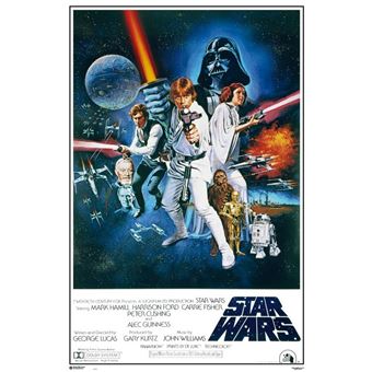 Gedetailleerd landinwaarts Booth Poster Star Wars La Guerra De La Galaxias - Produits Dérivés Vidéo - Objet  dérivé - Achat & prix | fnac