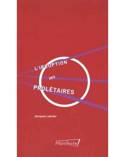 L'Irruption des prolétaires - Jacques Lancier - broché