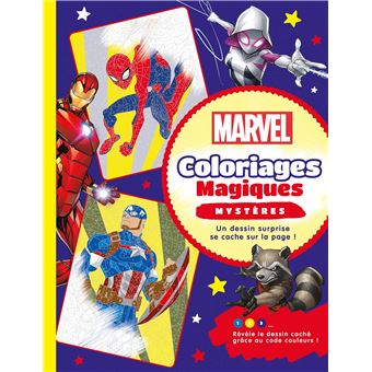 MARVEL - Coloriages Magiques - Mystères