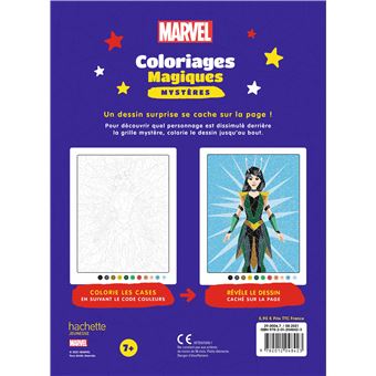 MARVEL - Coloriages Magiques - Mystères