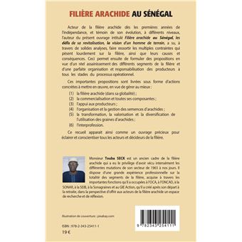 Filière arachide au Sénégal