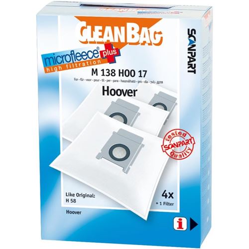 Scanpart M138Hoo17 Sac En Micropolaire Hoover Sprint Micro En
