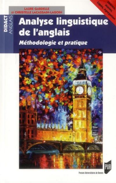 Analyse linguistique de l'anglais -  Pur - broché