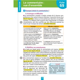 Objectif BAC Fiches détachables Français 1re BAC 2024